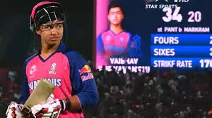 write a wikipedia article about vaibhav suryavanshi ipl century in shoet