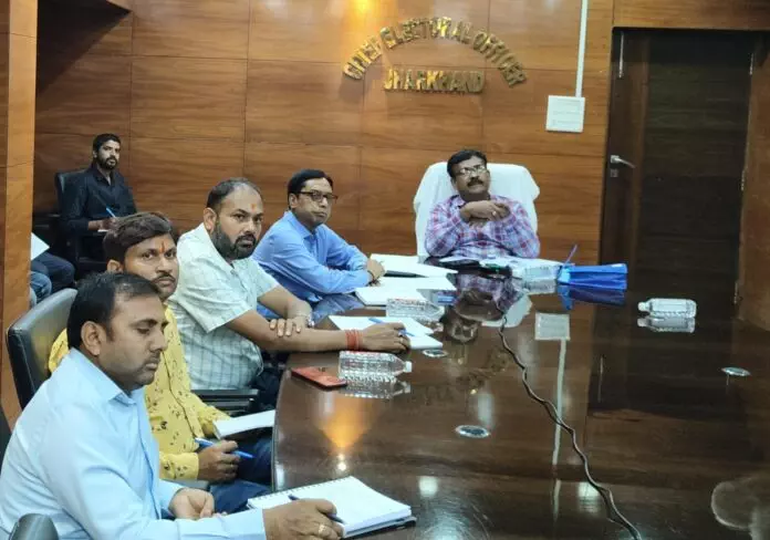 मुख्य निर्वाचन पदाधिकारी ने सभी जिलों के उप निर्वाचन पदाधिकारियों के साथ की बैठक